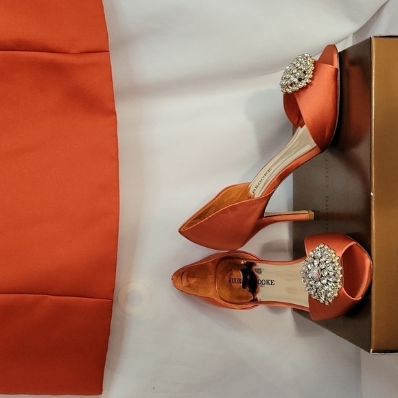 B Michael America Satin Color Block Dress - Picture 13 of 17